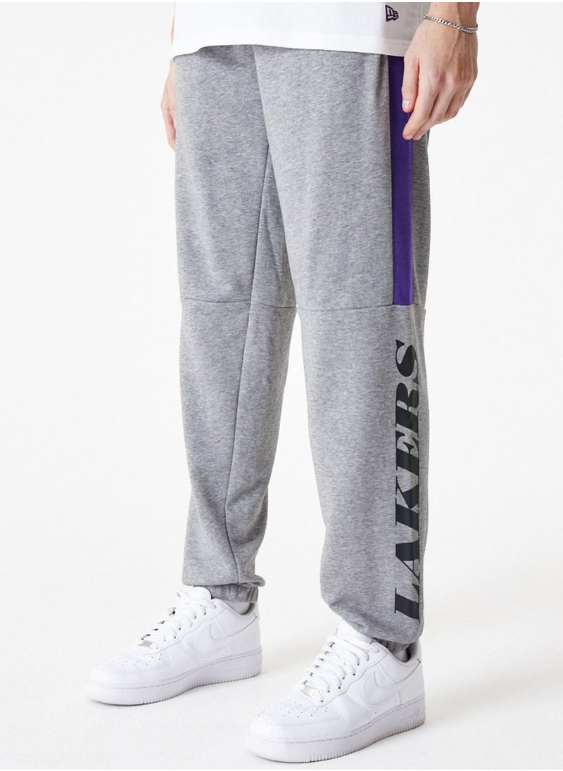 NEW ERA - Los Angeles Lakers Colour Block Sweatpants - Image 1