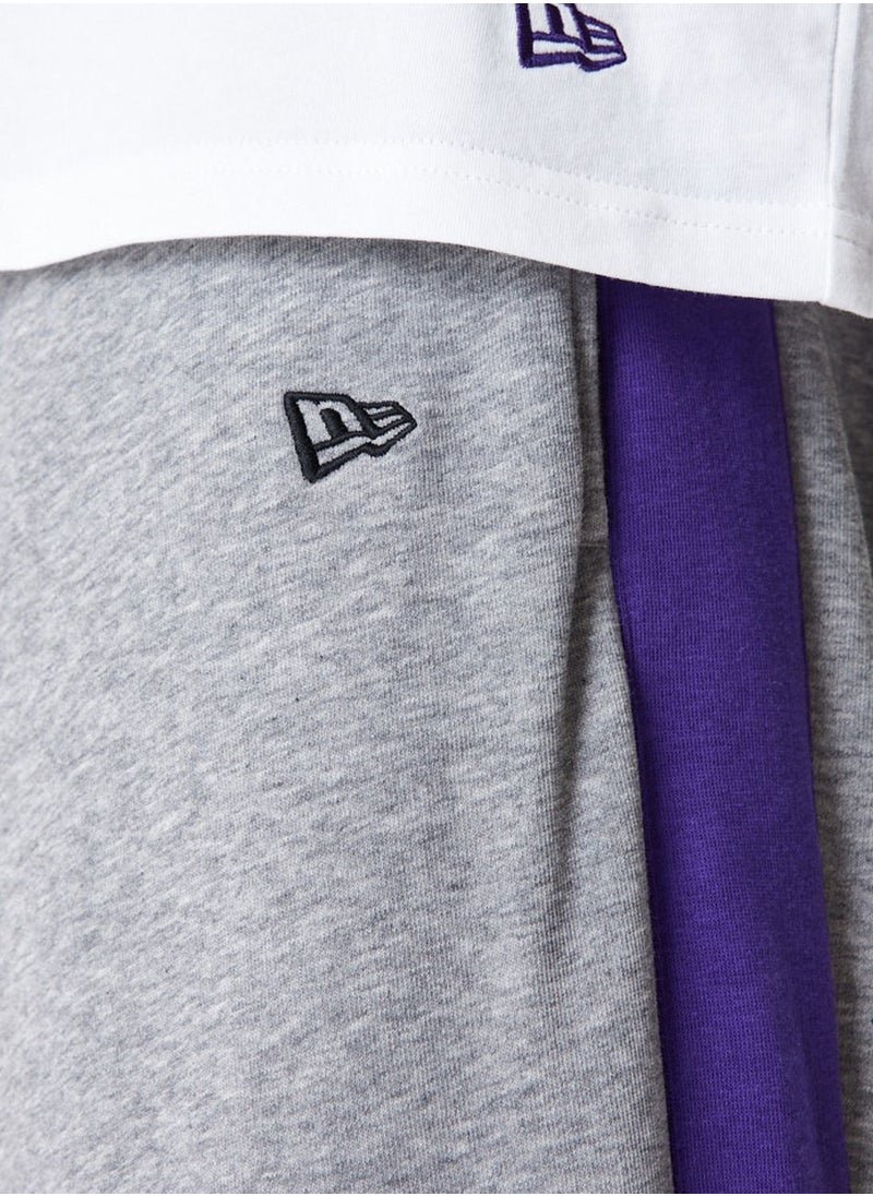 NEW ERA - Los Angeles Lakers Colour Block Sweatpants - Image 1
