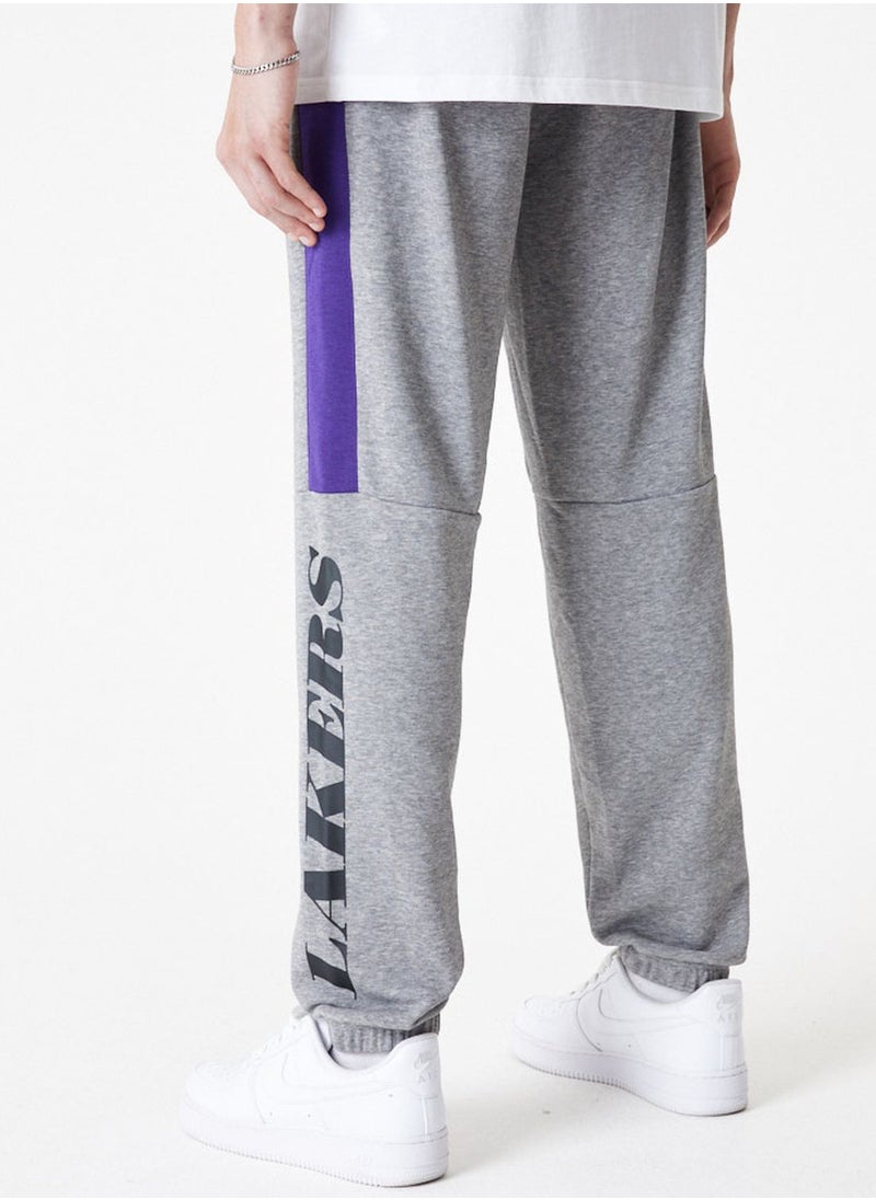 NEW ERA - Los Angeles Lakers Colour Block Sweatpants - Image 1