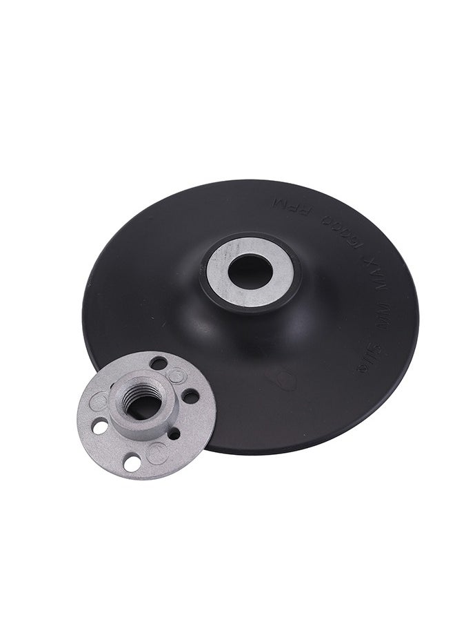 BMB tools - Black rubber tray | Hook & Loop Sanding Discs, Sandpaper Finishing Discs, for Surface Prep Strip Grind Polish Finish Burr Rust Paint Removal - Image 1