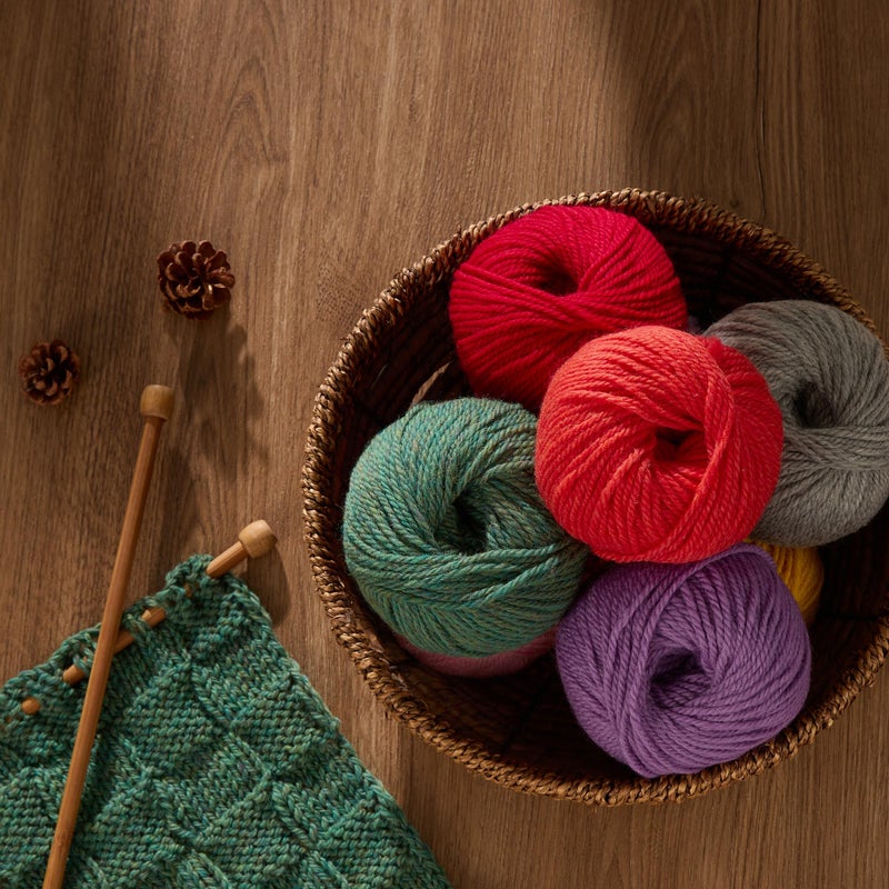 Gisimo 100% Merino Wool Yarn, 3-Ply Luxurious and Soft Yarn for Hand Knitting & Crocheting (Gold,1Ball) - Image 5