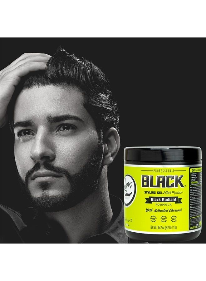 Rolda جل تصفيف الشعر الأسود قوة تثبيت إضافية 35.2 أونصة - Image 4