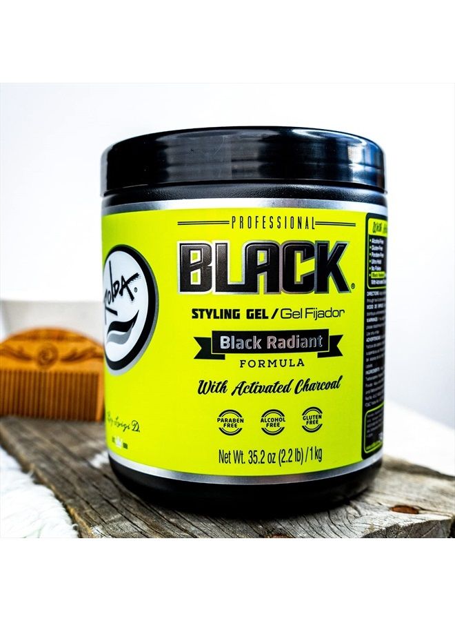 Rolda جل تصفيف الشعر الأسود قوة تثبيت إضافية 35.2 أونصة - Image 5