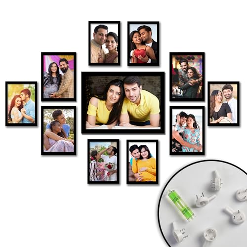 Rousrie Photo Frames For Wall With Acrylic Top | DIY Photo Frames For Wall Decoration Wall Mount, Different Size (11 Pc) - Image 3