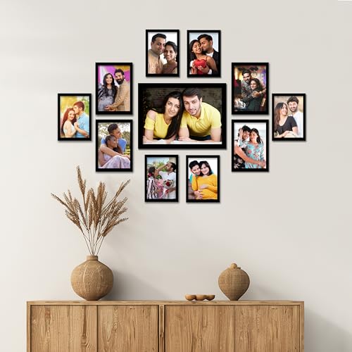 Rousrie Photo Frames For Wall With Acrylic Top | DIY Photo Frames For Wall Decoration Wall Mount, Different Size (11 Pc) - Image 4