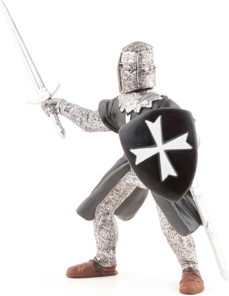 Papo Hospitaller Knight with Sword Figurine 3 Years Old Fantasy Medieval Collection Hand Painted Realistic Details Durable and Educational 950 cm x 450 cm x 1100 cm Gift Idea - Image 3