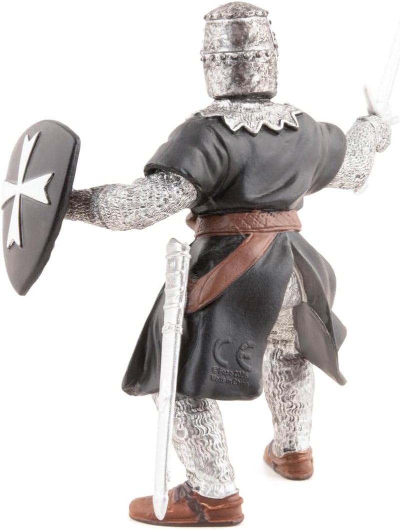 Papo Hospitaller Knight with Sword Figurine 3 Years Old Fantasy Medieval Collection Hand Painted Realistic Details Durable and Educational 950 cm x 450 cm x 1100 cm Gift Idea - Image 4