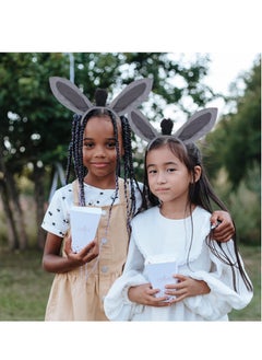 Excefore 5 Pack Kids Animal Costume Kit, Bow Tie Tail Tutu with Headband Tail Ears, Suitable for Girls Kids Dress Up Carnival Animals Cosplay Party  - Image 4