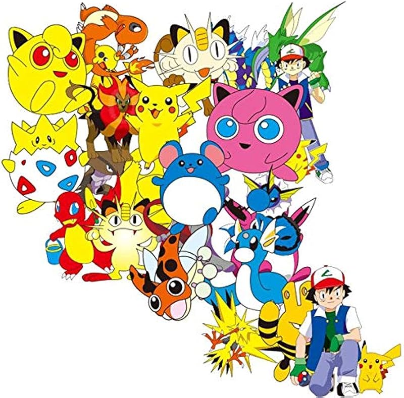 RoomMates Pokemon T sticker go sticker Pokemon Pikachu skateboard car sticker