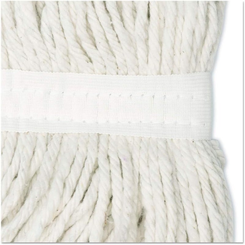 Boardwalk BWK2020REA 20 CutEnd Rayon Wet Mop Head  White - Image 3