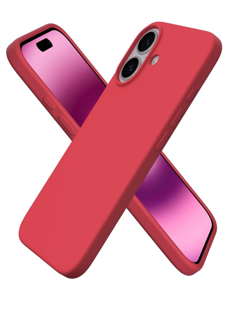 MIGOFAST Designed for iPhone 16 Case Silicone Ultra Slim Shockproof Phone Case with Soft Anti-Scratch Microfiber Lining Enhanced Camera Protection Phone Case for iPhone 16 6.1" - Image 1