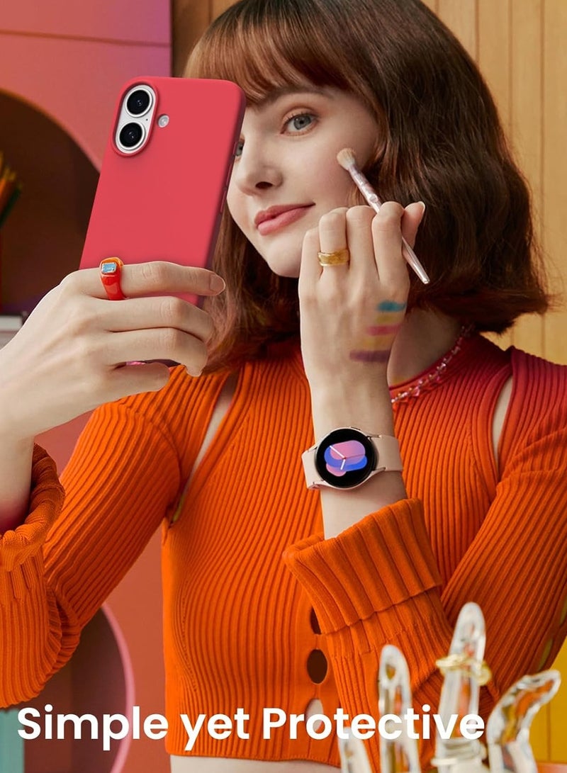 MIGOFAST Designed for iPhone 16 Case Silicone Ultra Slim Shockproof Phone Case with Soft Anti-Scratch Microfiber Lining Enhanced Camera Protection Phone Case for iPhone 16 6.1" - Image 4