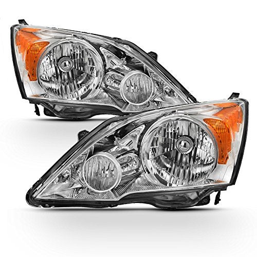 ACANII For 20072011 Honda CRV CRV Headlights Headlamps Front Light Assembly Pair Replacement Driver Passenger Side - Image 1