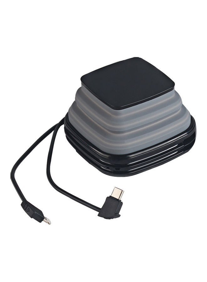 Raxoom 10000.0 mAh Multifunction Night Light Mobile Phone Bracket Powerbank Black - Image 1
