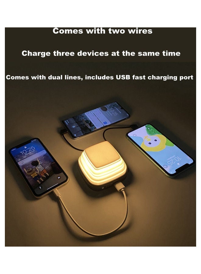 Raxoom 10000.0 mAh Multifunction Night Light Mobile Phone Bracket Powerbank Black - Image 3