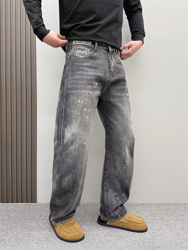 Unisex Casual Daily Denim Jeans - Image 4