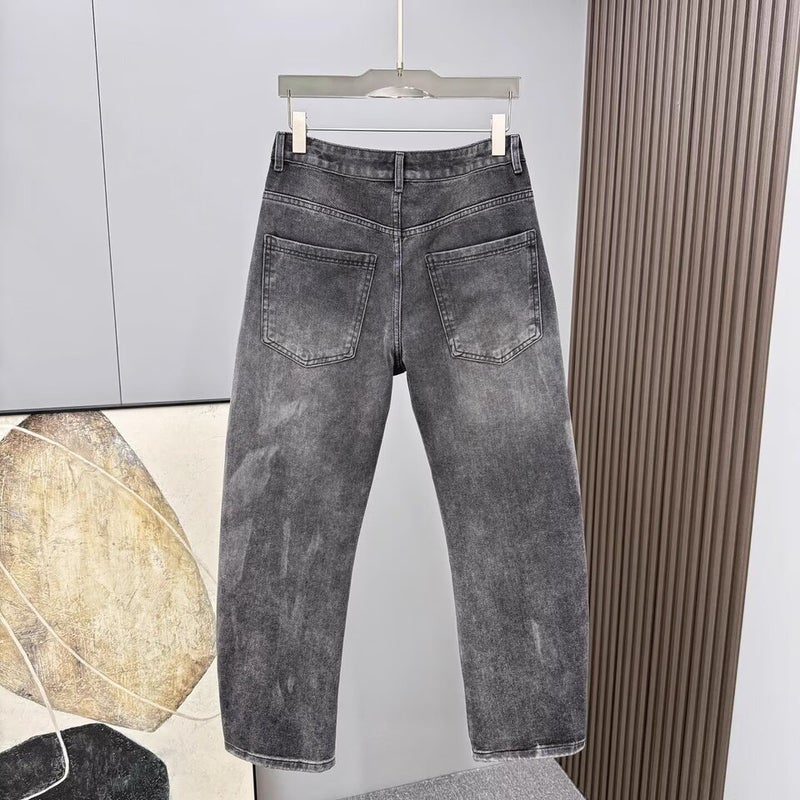 Unisex Casual Daily Denim Jeans - Image 3