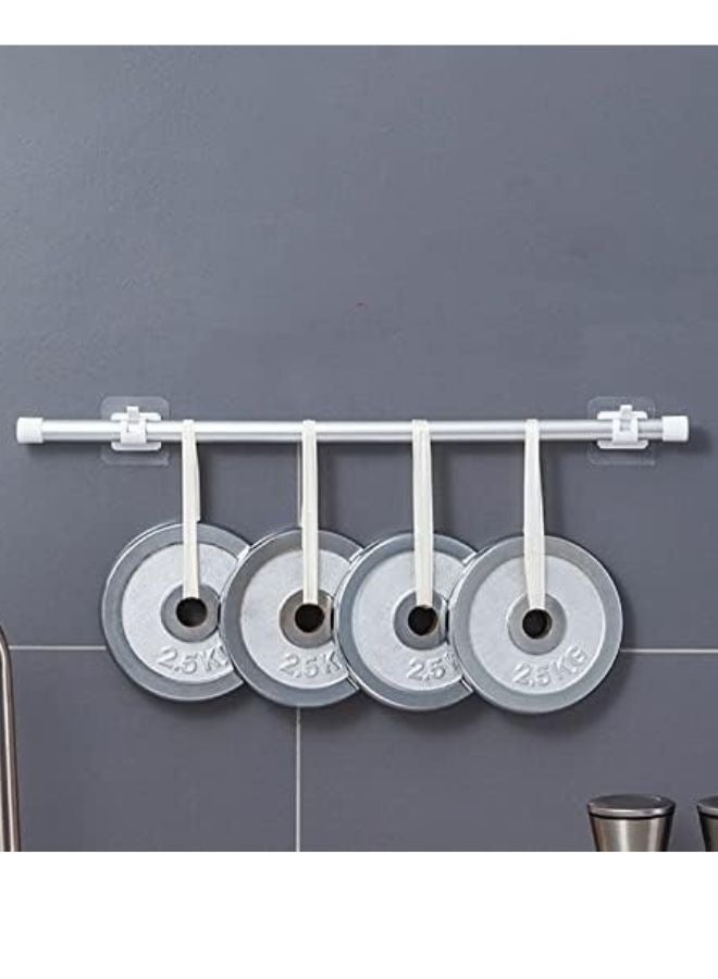 6 Pack Self Adhesive Curtain Holder, No Hole Curtain Hook Holder, Easy Stick Plastic Curtain Hooks for Kitchen, Bathroom, Hotel  - Image 4