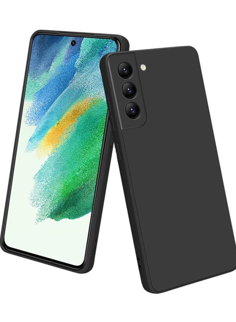 MIGOFAST Samsung Galaxy S22 Plus 5G Case Soft Flexible TPU Slim Back Cover Matt Black Protective Rubber Case with Camera Protection - Image 1