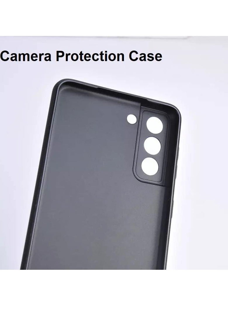 MIGOFAST Samsung Galaxy S22 Plus 5G Case Soft Flexible TPU Slim Back Cover Matt Black Protective Rubber Case with Camera Protection - Image 4