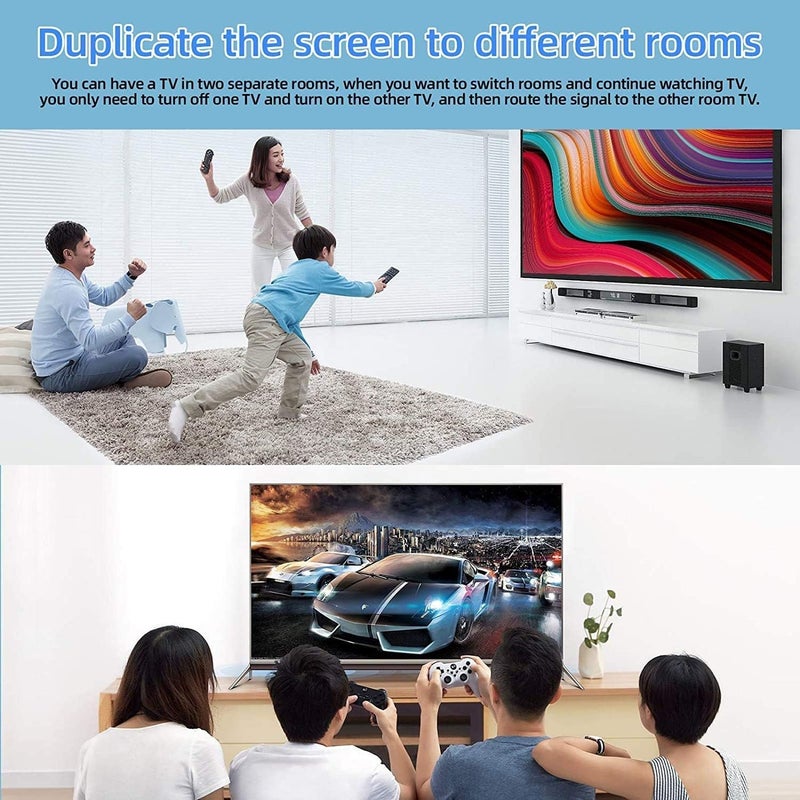 1 In 2 Out HDMI Splitter - 1080P Male to Dual Female Adapter for HDTV, LCD, Monitor & Projectors - Image 5