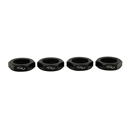 FLMLF Aluminium Wheel Nut Set for 1/5 Scale Hpi RV Km Baja 5b RC Car Parts (Black) - Image 5