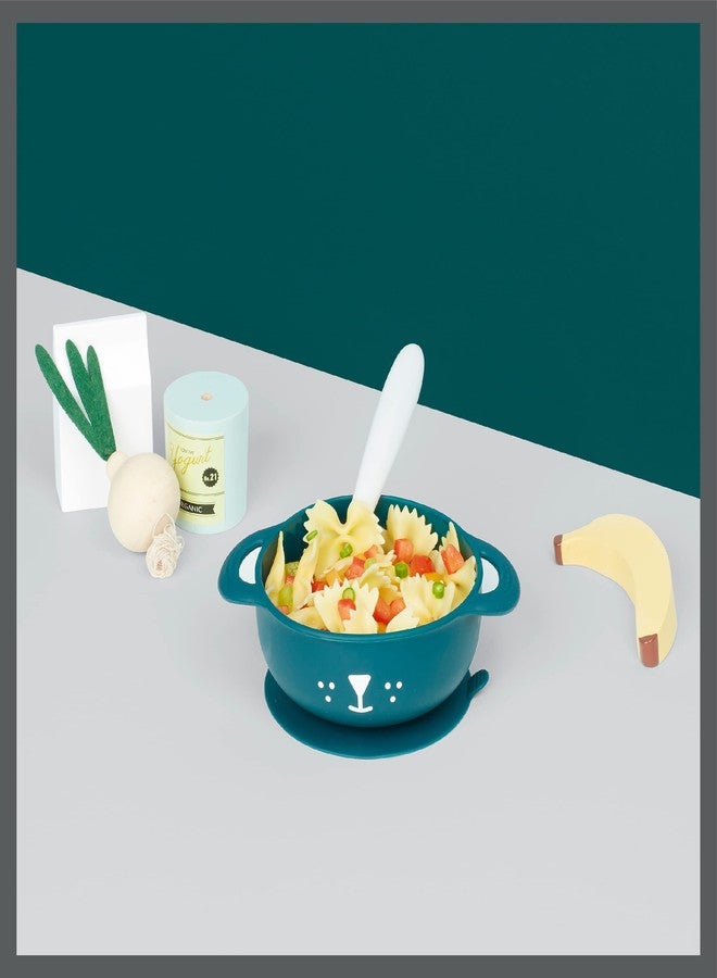 Babymoov TAST'ISY Baby Feeding Set, BPA-Free Certified Non Toxic Silicone Suction Bowl and Spoon (Microwave & Dishwasher Safe) - Image 4