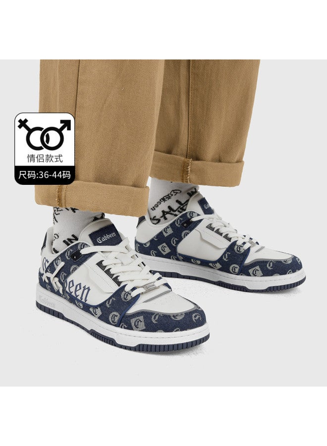 Cabbeen Fashion Cashew Flower C Logo] Men's And Women's Couple Shoes All-season Casual Sports Color-blocking Durable Versatile Sneakers - Image 3