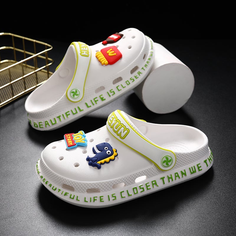 Children''s Sandals Boys'' Slippers Summer New Croc Shoes Girls'' Outerwear Baby Sandals Boys'' Beach Shoes - Image 3