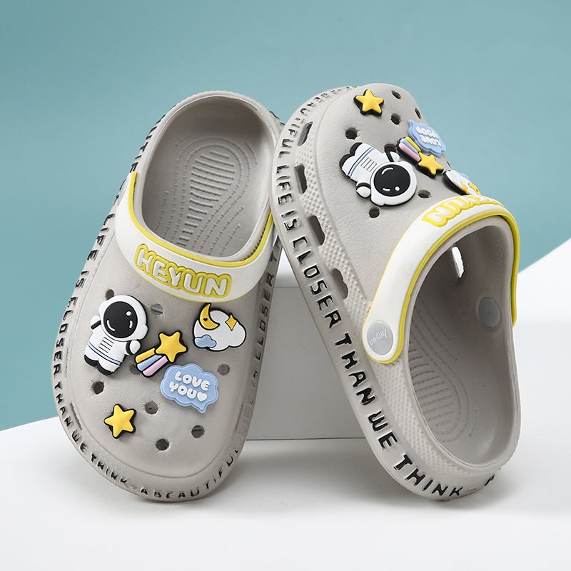 Children''s Sandals Boys'' Slippers Summer New Croc Shoes Girls'' Outerwear Baby Sandals Boys'' Beach Shoes - Image 2