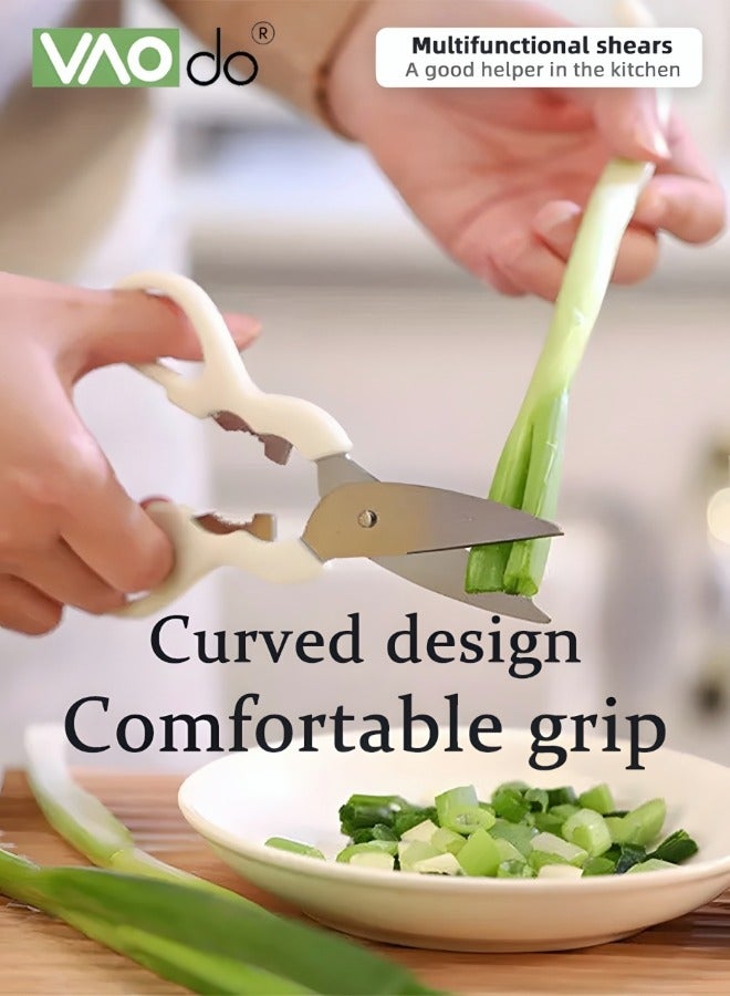 Cooking Tools Set 6 Pieces Kitchen Cooking Utensil with Holder Collection for Peeler Spatula Spoon Brush Whisk White - Image 3