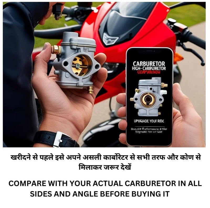 SRMK Carburetor Assembly Compatible For Bajaj Discover 100CC DTSi (2009-2012 Model) - Image 3