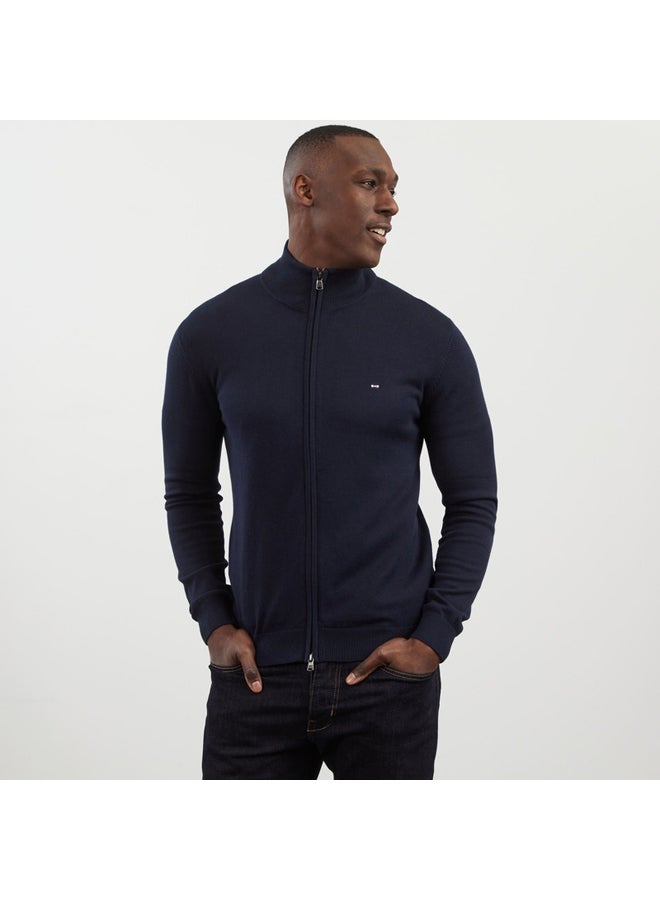 Eden Park Cotton cardigan with zipper - Image 4