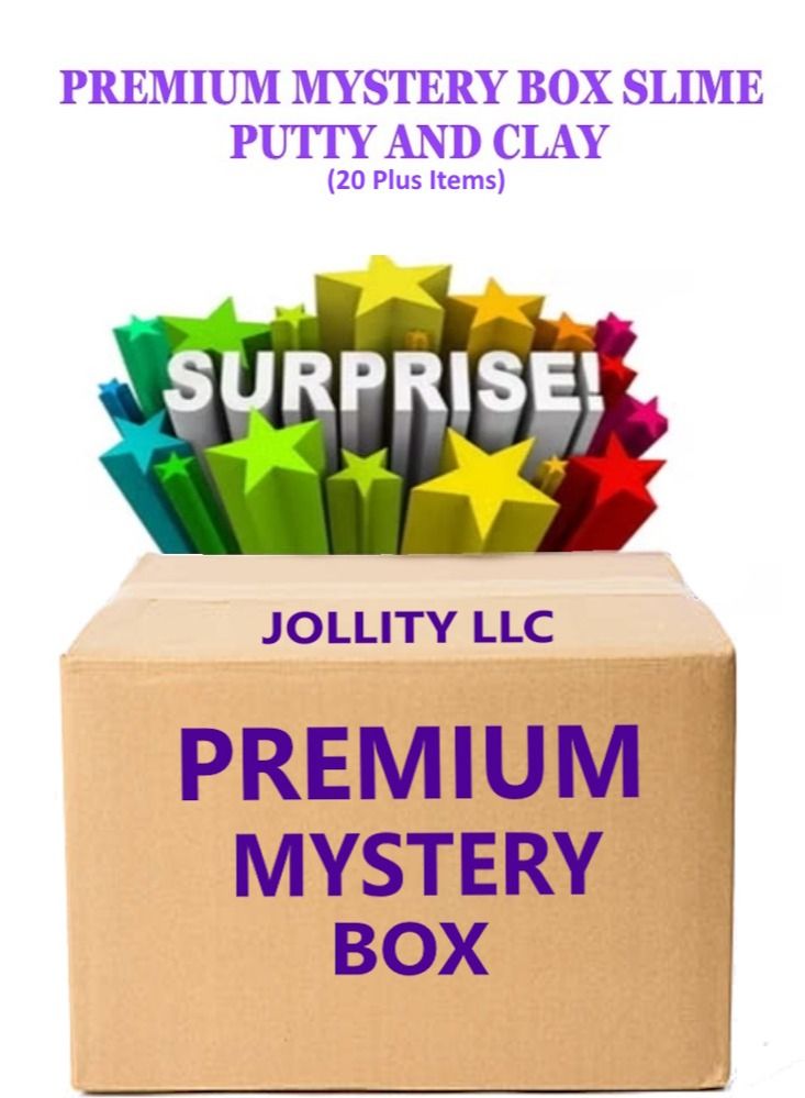 JOLLITY LLC صندوق الغموض المميز - سلايم وبوتي مع أكثر من 20 عنصر - Image 1