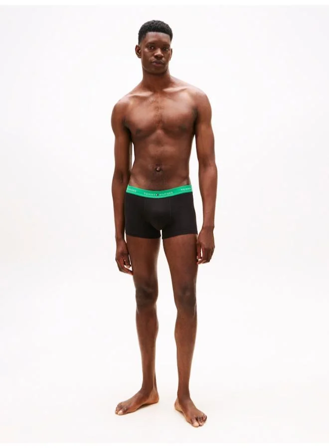 TOMMY HILFIGER 3-Pack Signature Repeat Logo Waistband Trunks