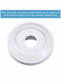 KASTWAVE Nozzle Outlet, Jacuzzi Jets, Pool Jet Nozzles Sp1419c Flow Inlet Fitting Opening Water Directional Pool Return Fittings With MIP Thread (3,1/2 Inch 3Pcs)  - Image 5