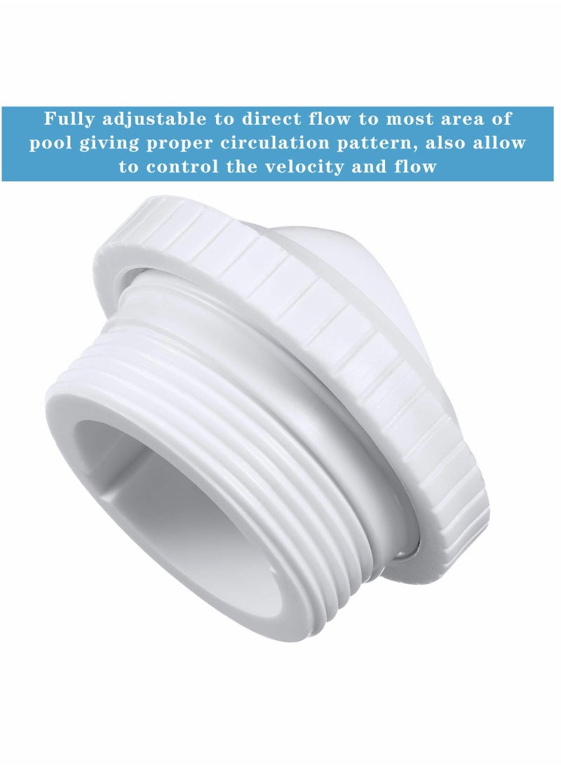 KASTWAVE - Nozzle Outlet, Jacuzzi Jets, Pool Jet Nozzles Sp1419c Flow Inlet Fitting Opening Water Directional Pool Return Fittings With MIP Thread (3,1/2 Inch 3Pcs) - Image 1