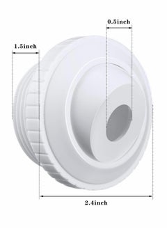 KASTWAVE Nozzle Outlet, Jacuzzi Jets, Pool Jet Nozzles Sp1419c Flow Inlet Fitting Opening Water Directional Pool Return Fittings With MIP Thread (3,1/2 Inch 3Pcs)  - Image 2