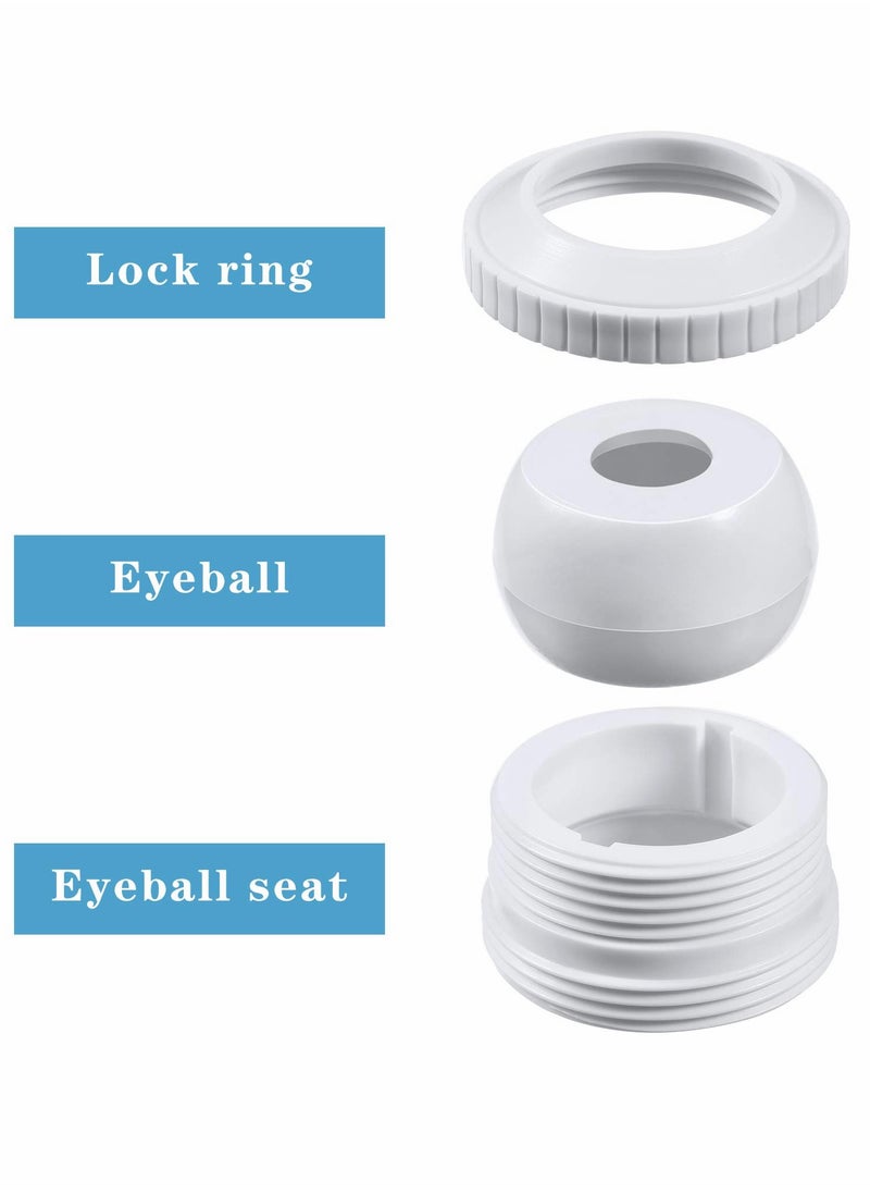 KASTWAVE - Nozzle Outlet, Jacuzzi Jets, Pool Jet Nozzles Sp1419c Flow Inlet Fitting Opening Water Directional Pool Return Fittings With MIP Thread (3,1/2 Inch 3Pcs) - Image 1