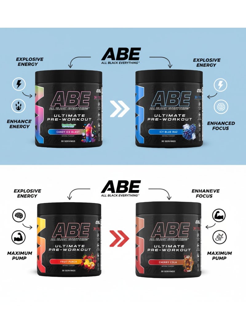Applied Nutrition Abe Ultimate Pre Workout Food Supplement Candy Ice Blast - 30 Servings - Image 3