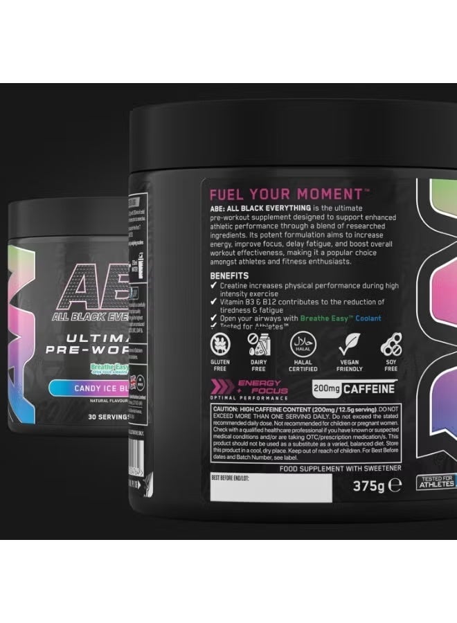 Applied Nutrition Abe Ultimate Pre Workout Food Supplement Candy Ice Blast - 30 Servings - Image 5