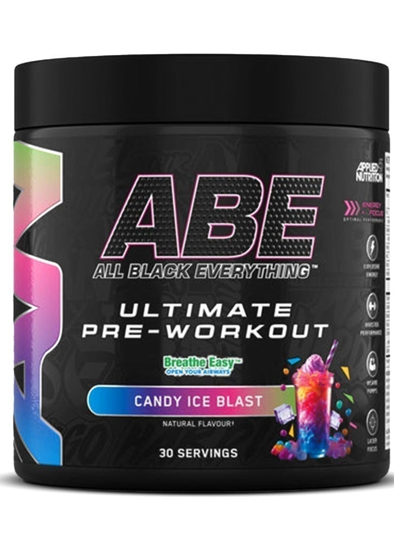 Applied Nutrition Abe Ultimate Pre Workout Food Supplement Candy Ice Blast - 30 Servings