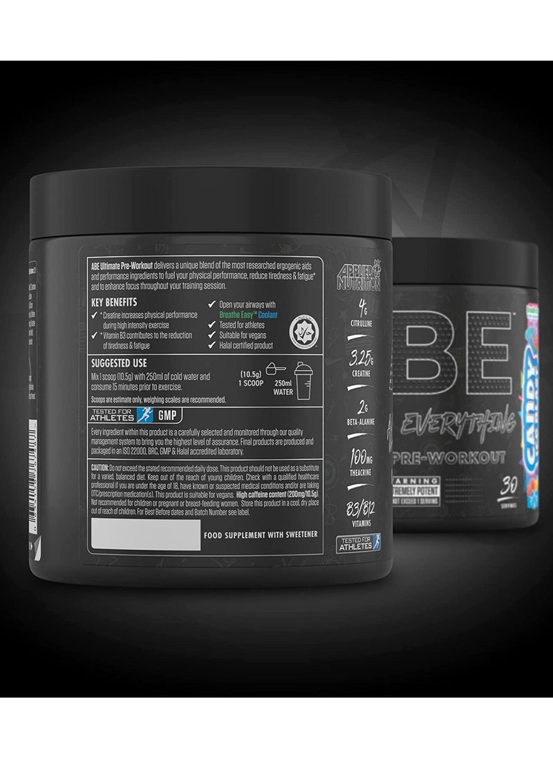 Abe Ultimate Pre Workout Candy Ice Blast - 30 Servings