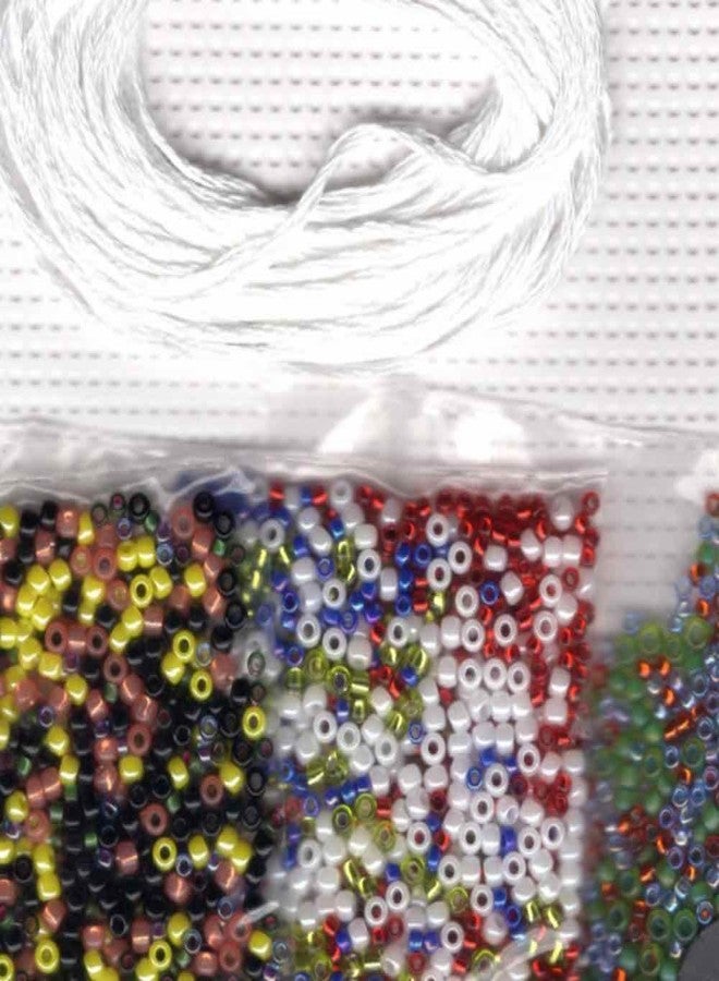 Mill Hill Ladybug Egg Beaded Counted Cross Stitch Ornament Kit Mill Hill 2016 Spring Bouquet MH181615 - Image 3