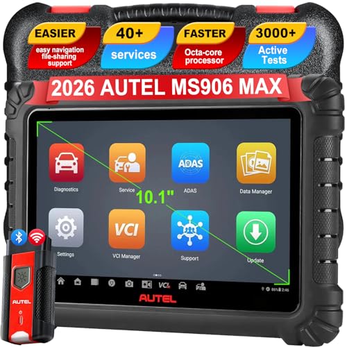 Autel MaxiSys MS906MAX 2026 Way Better Than MS906 Pro Autel Scanner Top Scan Tool DoIP CANFD Diagnostic Tool Upgrade of MK900 MP900BT MS906BT MK908 3000Active Test All System Diagnosis - Image 1