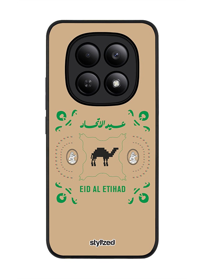 For Xiaomi Redmi Note 15 4G Case,Slim fit Camera Protection, Shockproof Thin Phone cover  - Eid Al Etihad 53 National Day Beige