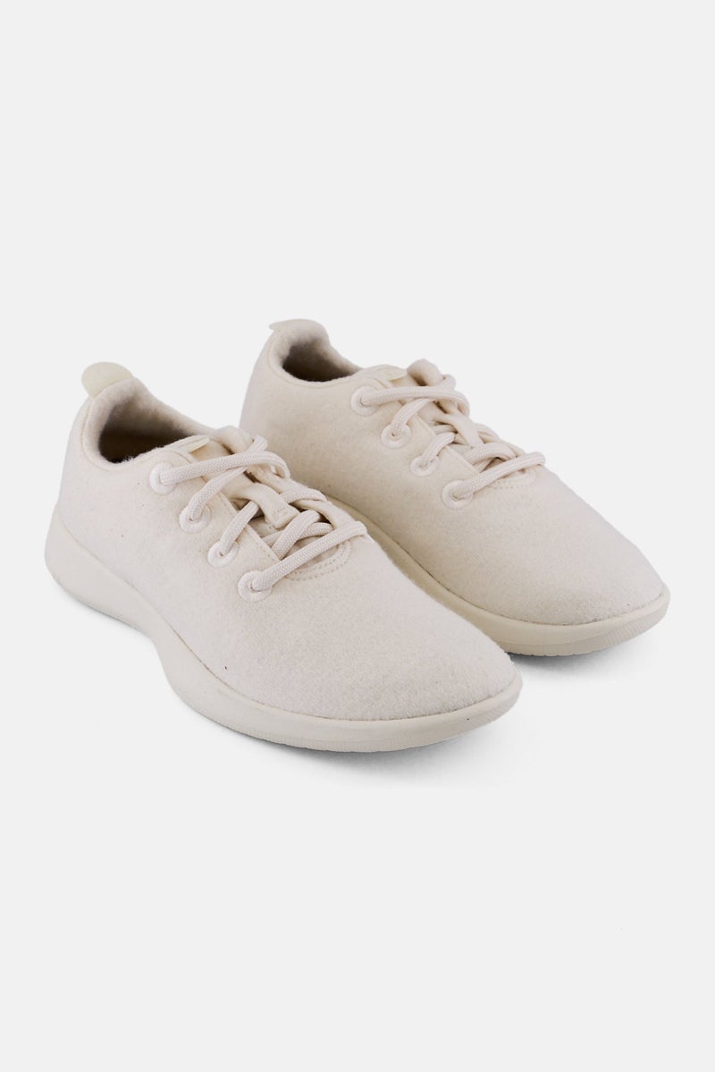 Allbirds Women Lace Up Casual Shoes, White - Image 1