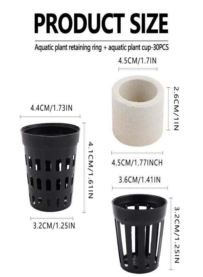 YOLUFER Aquatic Plants Fixed Rings Set Aquarium Plant Weights Pot Aquarium Accessories (30) - Image 2