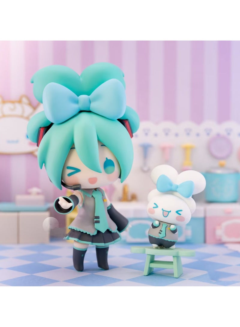 عام ممثل أنيمي لهاتسوني ميكو في نسخة أذنين كلبين بالسمنة، رائع وملون وملائم للاستيراد عبر الحدود، فنانيات تحكي قصة منحوتة، جميلة للغاية وملتذة للنظر. - Image 2