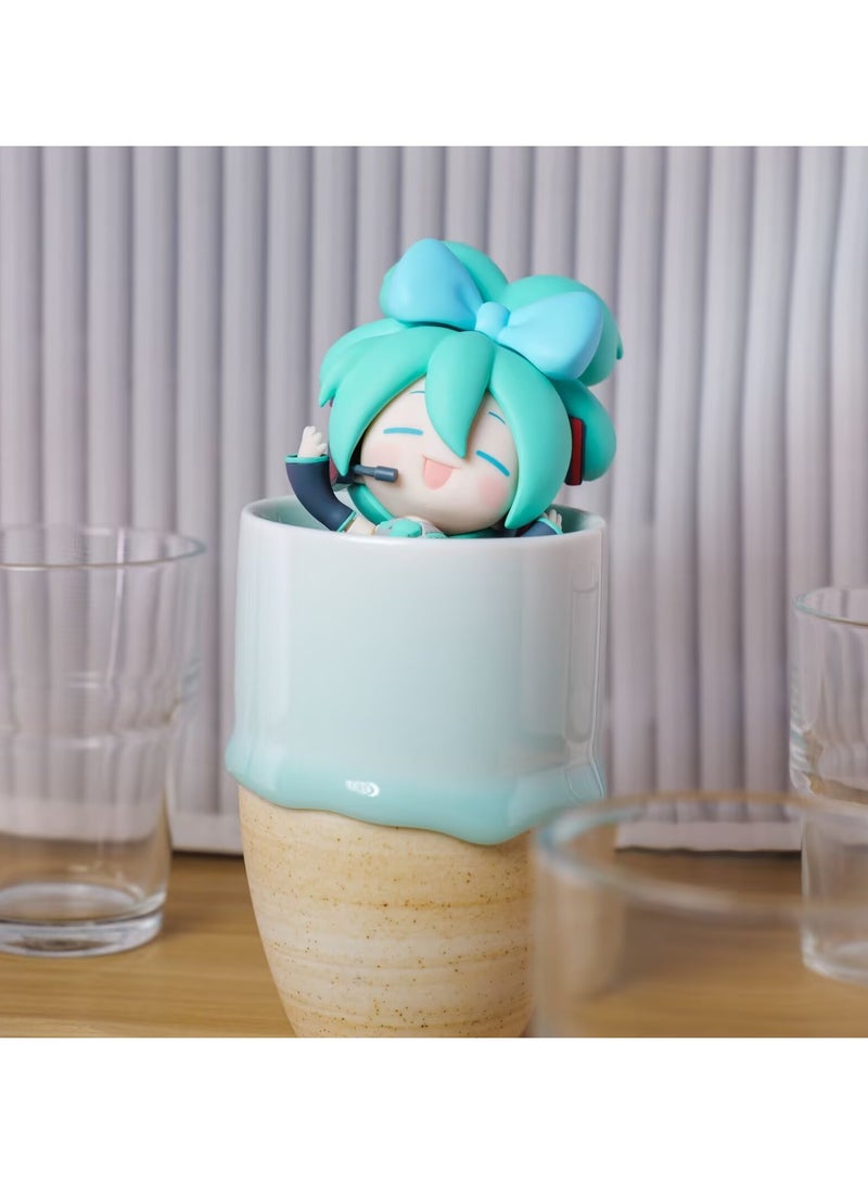 عام ممثل أنيمي لهاتسوني ميكو في نسخة أذنين كلبين بالسمنة، رائع وملون وملائم للاستيراد عبر الحدود، فنانيات تحكي قصة منحوتة، جميلة للغاية وملتذة للنظر. - Image 3